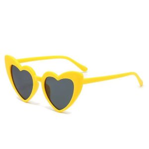 Yellow Rayban Love Glasses